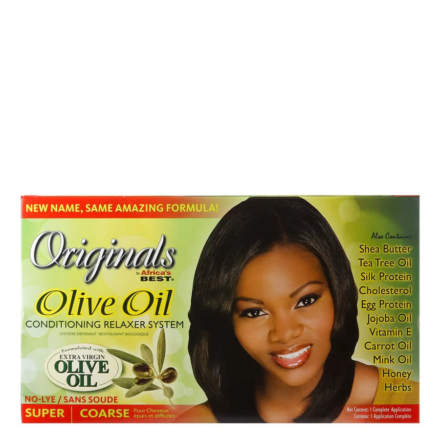 Africa's Best Originals Olive Oil Conditioning Relaxer Super